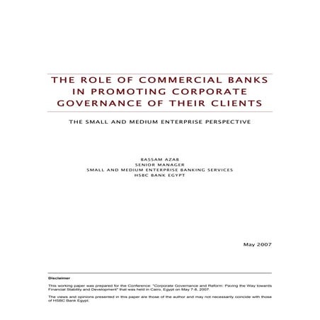 Egyptian code of corporate governance | PDF