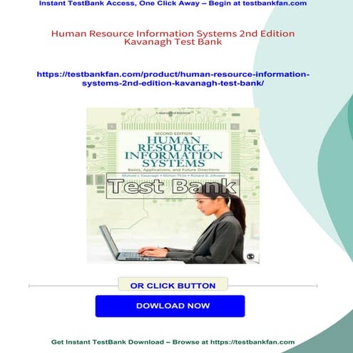 Human Resource Information Systems 2nd Edition Kavanagh Test Bank | PDF