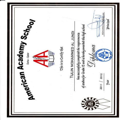 Certificate graduation | PDF
