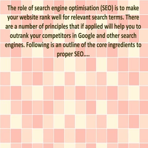 What Really Is Search Engine Optimisation?