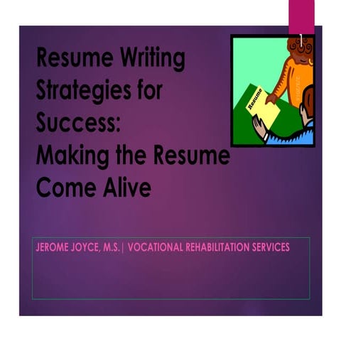 Resume Writing Strategies for Success