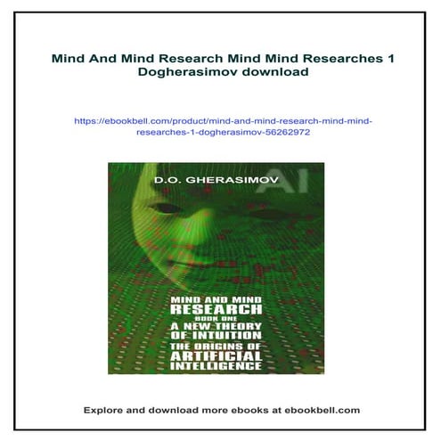 Mind And Mind Research Mind Mind Researches 1 Dogherasimov | PDF