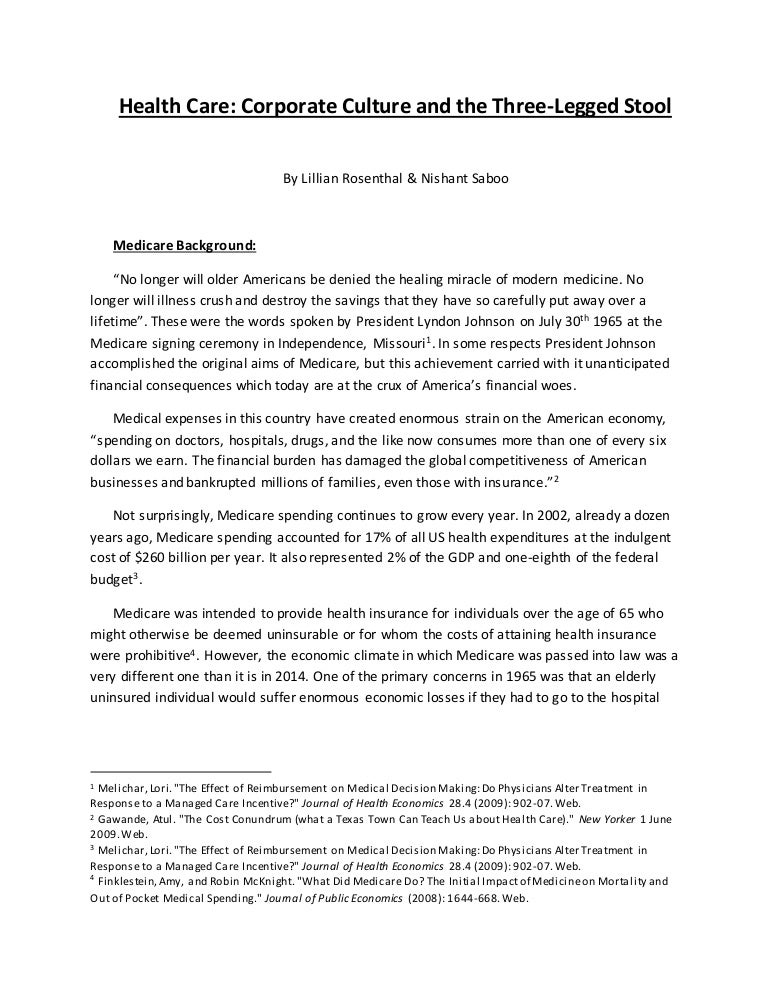 Medicare and medicaid essay image