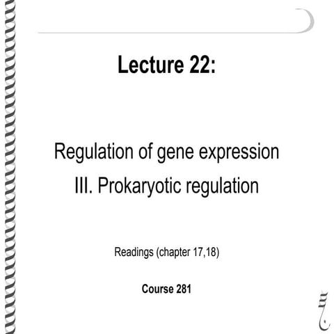 Regulation of gene expression (1).ppt ars | PPT
