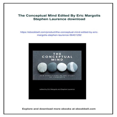 The Conceptual Mind Edited By Eric Margolis Stephen Laurence