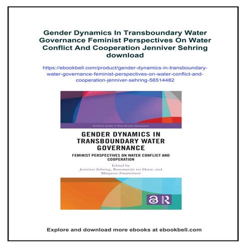 Understanding the women and water relationship (IWC5 Presentation) | PPT