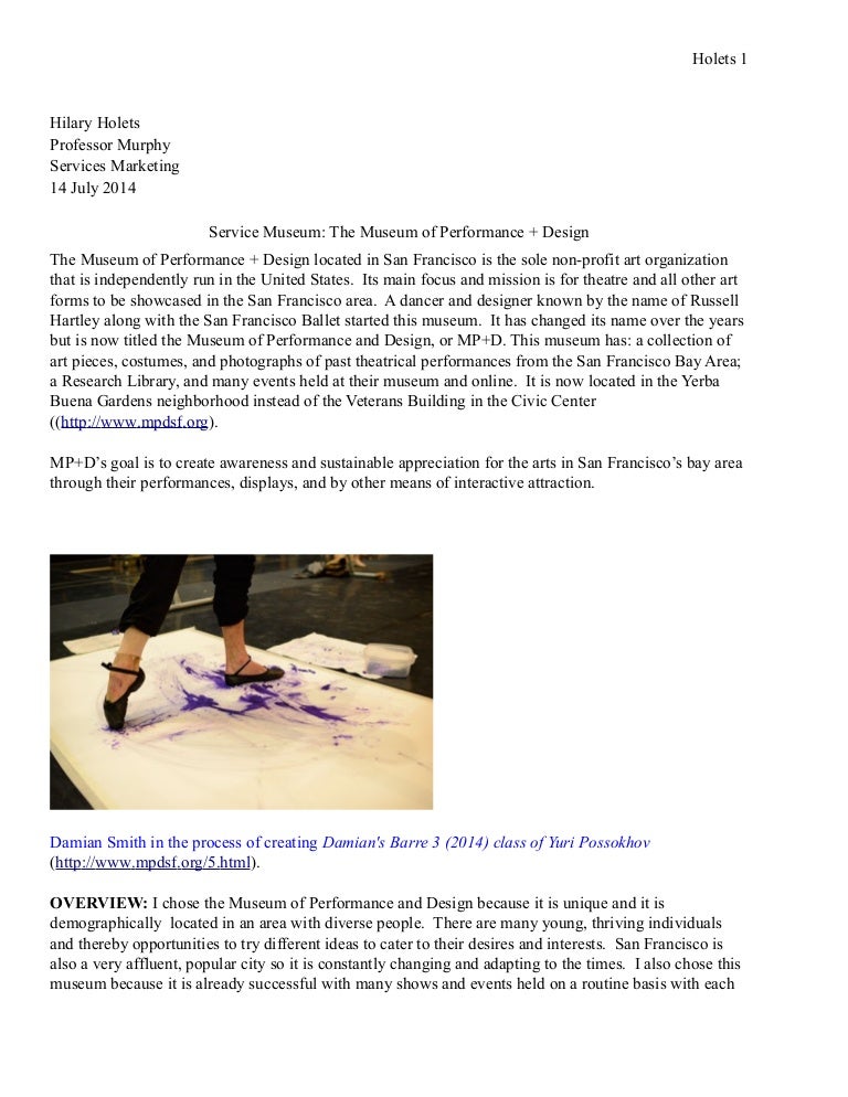 Paper 1Museum Paper Final