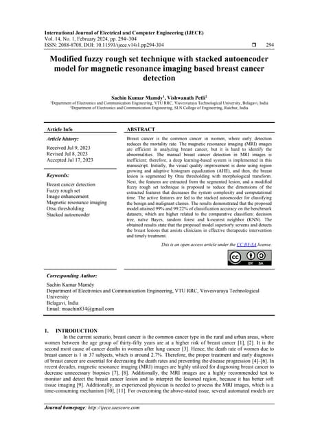 Modified fuzzy rough set technique with stacked autoencoder model for magneti...