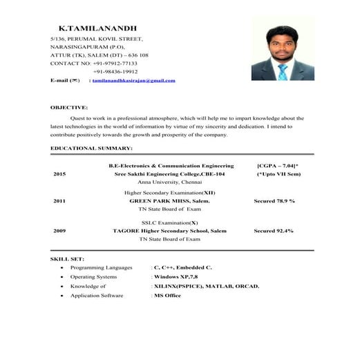 ANANDH RESUME NEW MAIL