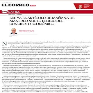 (284)elogio del concierto económic...