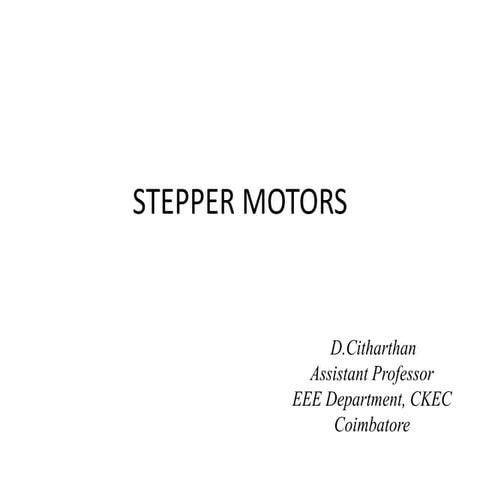 stepper motors 