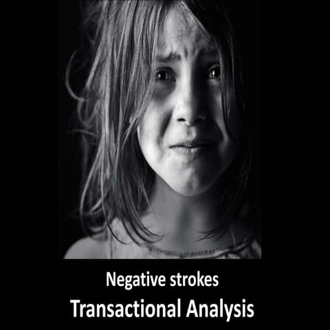 Negative strokes - Transactional Analysis - Manu Melwin Joy