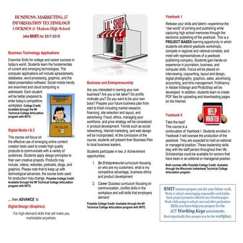 BMIT Course Brochure for 2017 PPT