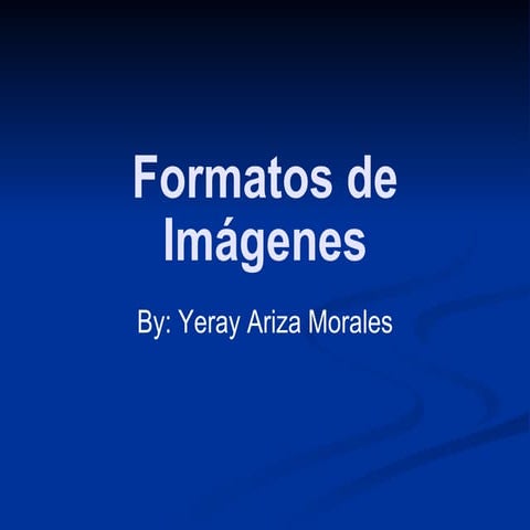 Formatos de Imágenes