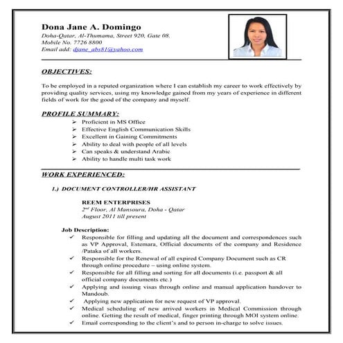 Dona Jane Abatayo CV.new