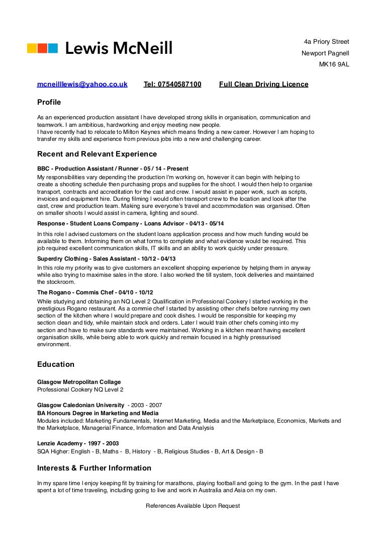 How to write a curriculum vitae picture