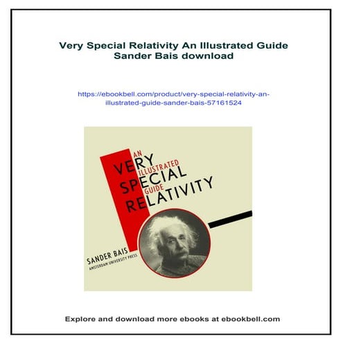 Very Special Relativity An Illustrated Guide Sander Bais | PDF