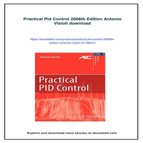 Practical Pid Control 2006th Edition Antonio Visioli