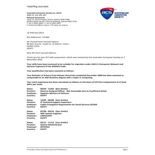 ACS SKILLS ASSESSMENT | PDF