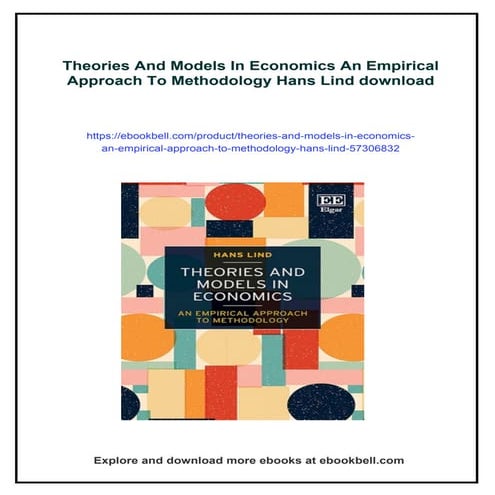 Theories And Models In Economics An Empirical Approach To Methodology ...