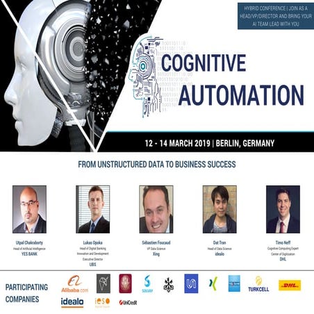 Cognitive Automation 2019, Berlin, Germany