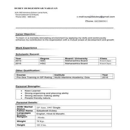 MY CV | DOC
