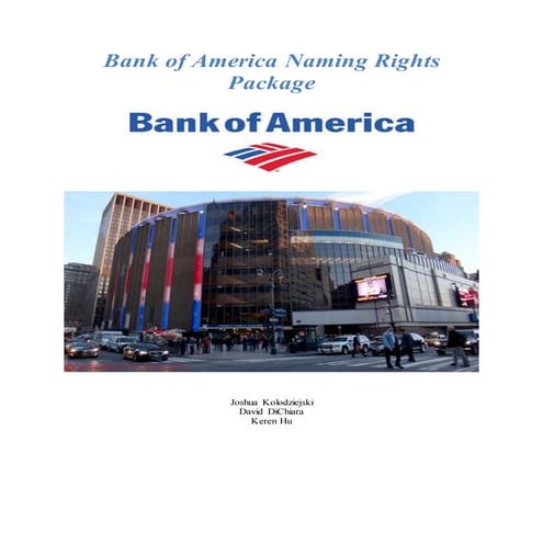 Bank of America Naming Rights Package