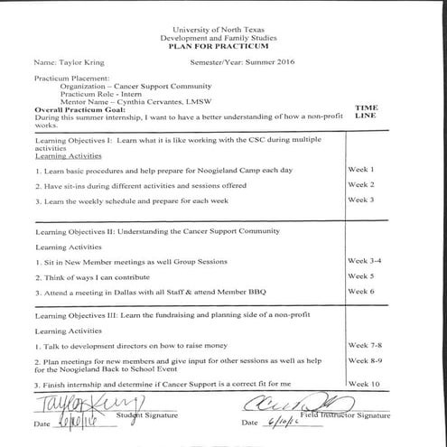 Practicum Plan | PDF