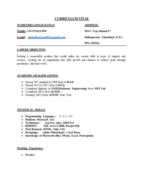 My-resume