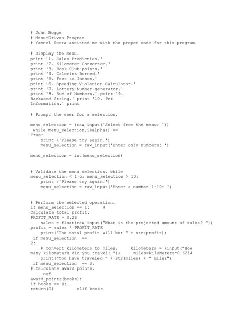 Programming Final | PDF