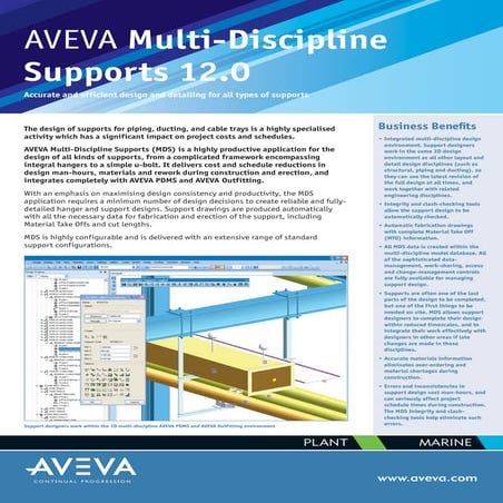 AVEVA Multi Discipline Supports