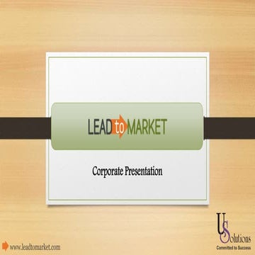 Lead to Market Corporate Presentation Powerpoint