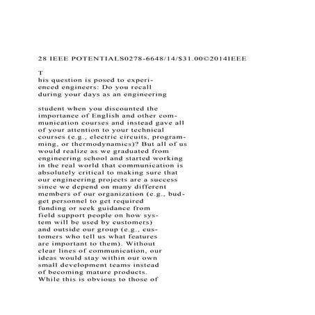 28 IEEE POTENTIALS0278-664814$31.00©2014IEEEThis quest.docx