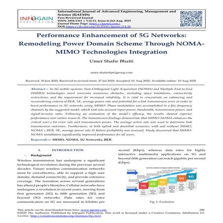 Performance Enhancement of 5G Networks: Remodeling Power Domain Scheme Throug...
