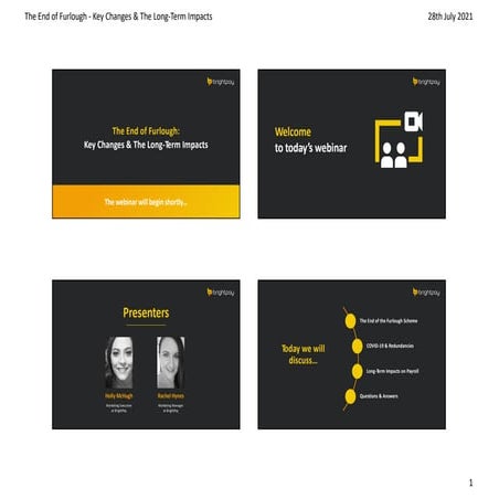 The End of Furlough: Key Changes & The Long Term Impacts