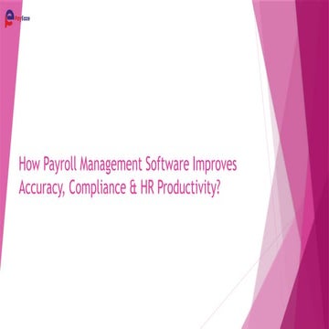 How Payroll Management Software Improves Accuracy, Compliance & HR ...