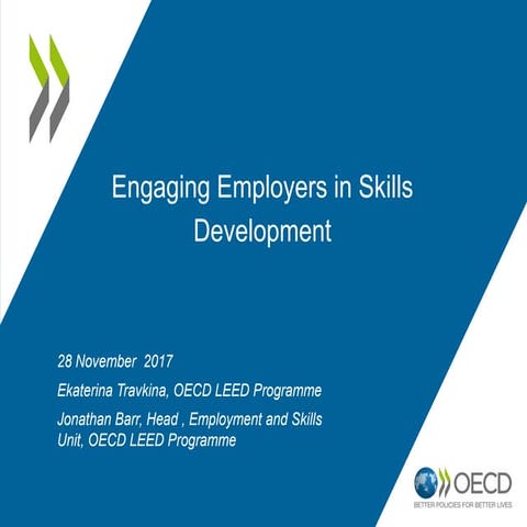 Engaging employers in skills development - Ekaterina TRAVKINA