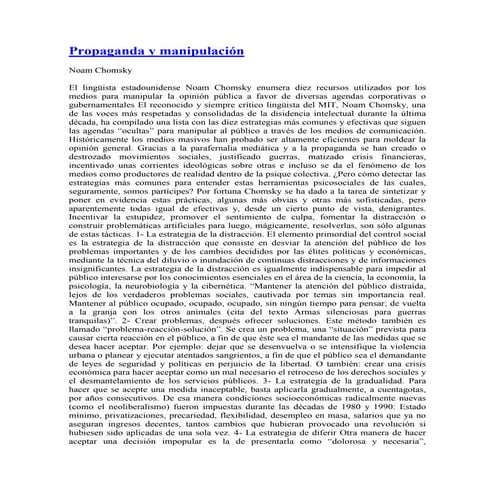 28  propaganda y manipulacion  noam chomski