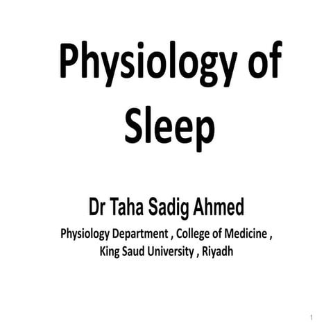 28 Sleep S Physiology.ppt