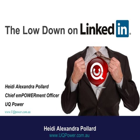 The low down on LinkedIn