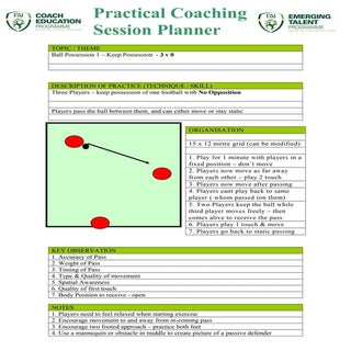 Ball possession 1   3v0