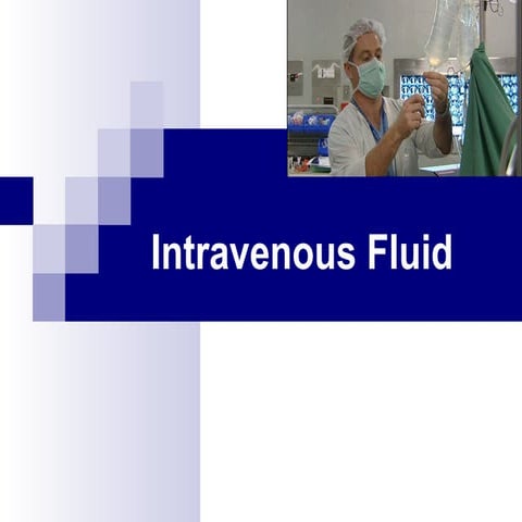 intravenous fluid
