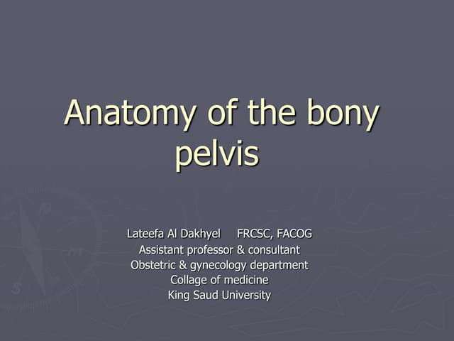 Classification of pelvis | PPTX