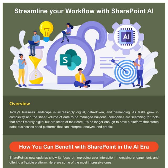 Streamline your Workflow with SharePoint AI | PDF