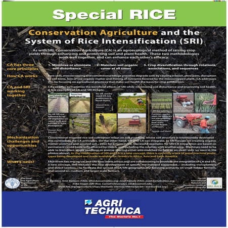 1319 - Conservation Agriculture and the System of Rice Intensification