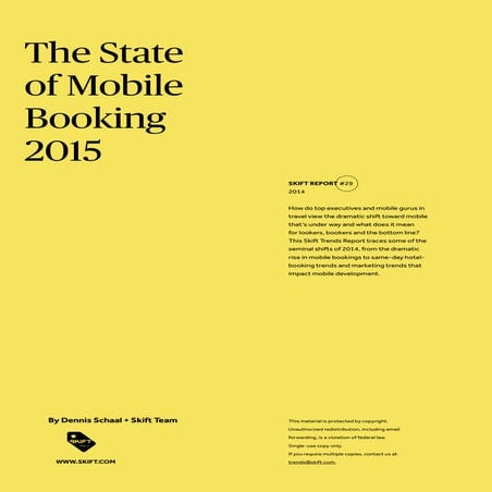 Mobile Booking 2015 Report