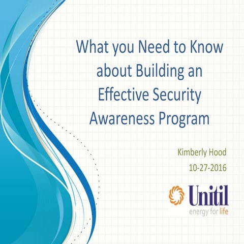 Best Practices for Security Awareness and Training