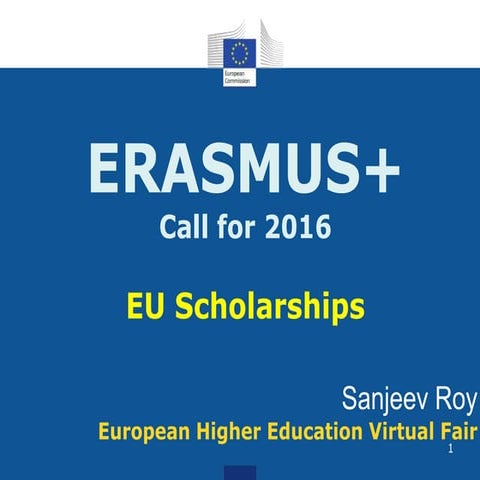 EU Scholarships - EHEVF 2015
