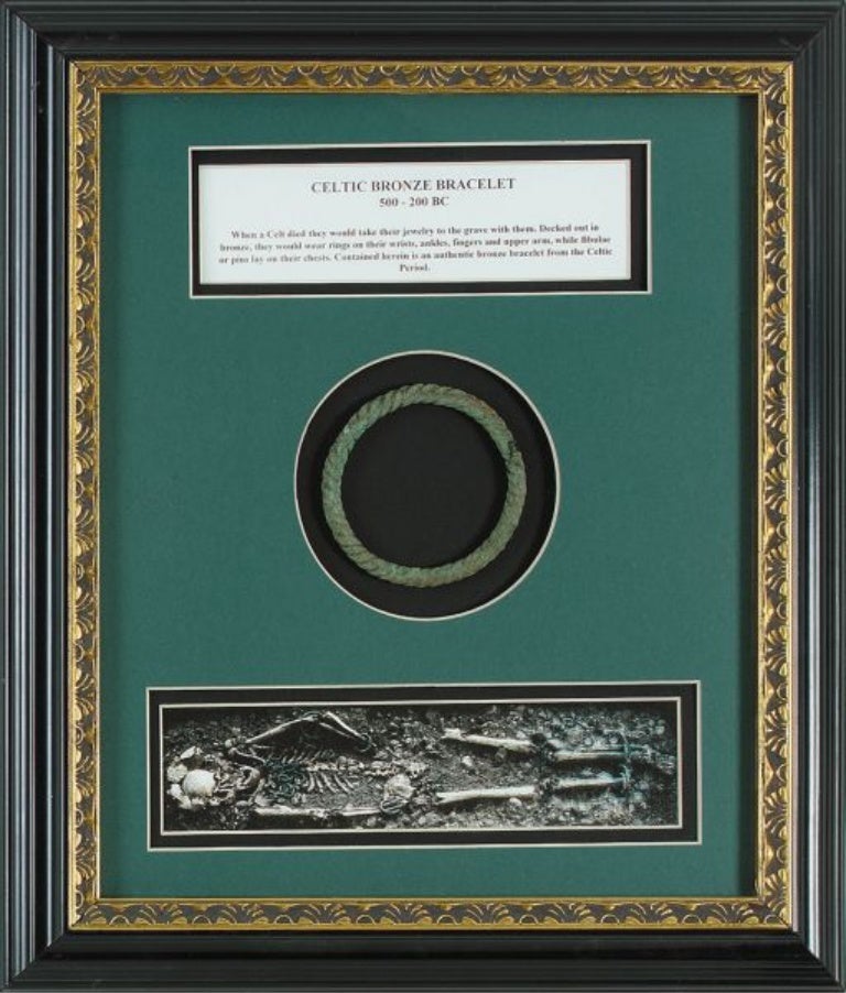 framed signed celtic top