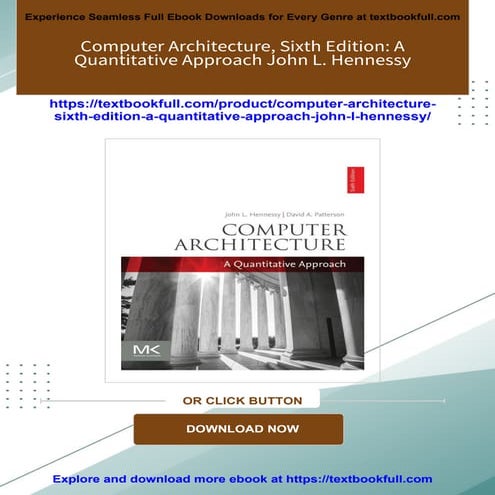 Full Download Computer Architecture, Sixth Edition: A Quantitative ...